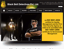 Tablet Screenshot of blackbeltdetectives.com